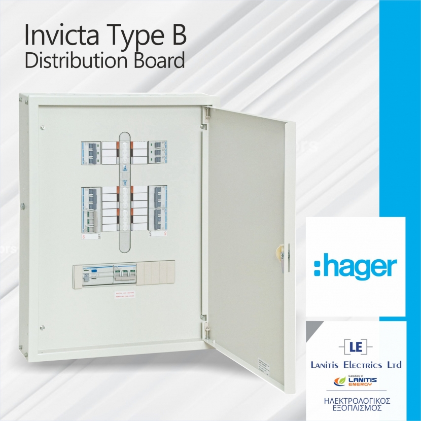 HAGER Invicta type B Distribution Boards