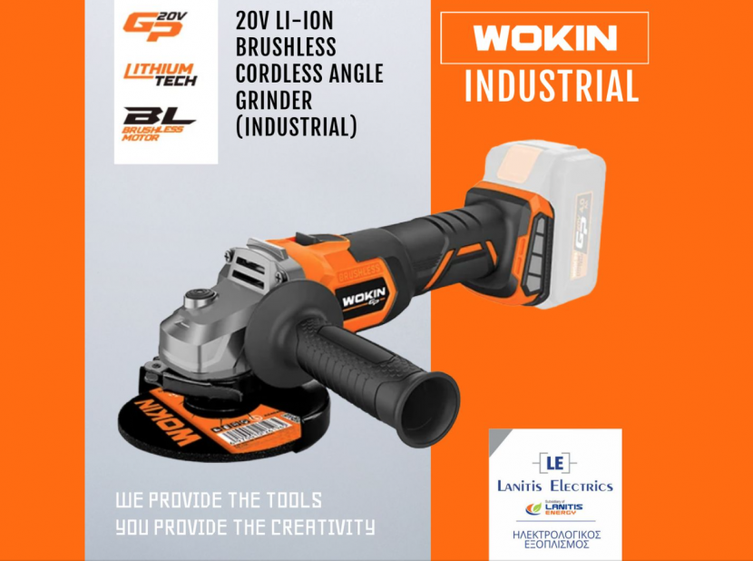 20V LI-ION BRUSHLESS CORDLESS ANGLE GRINDER