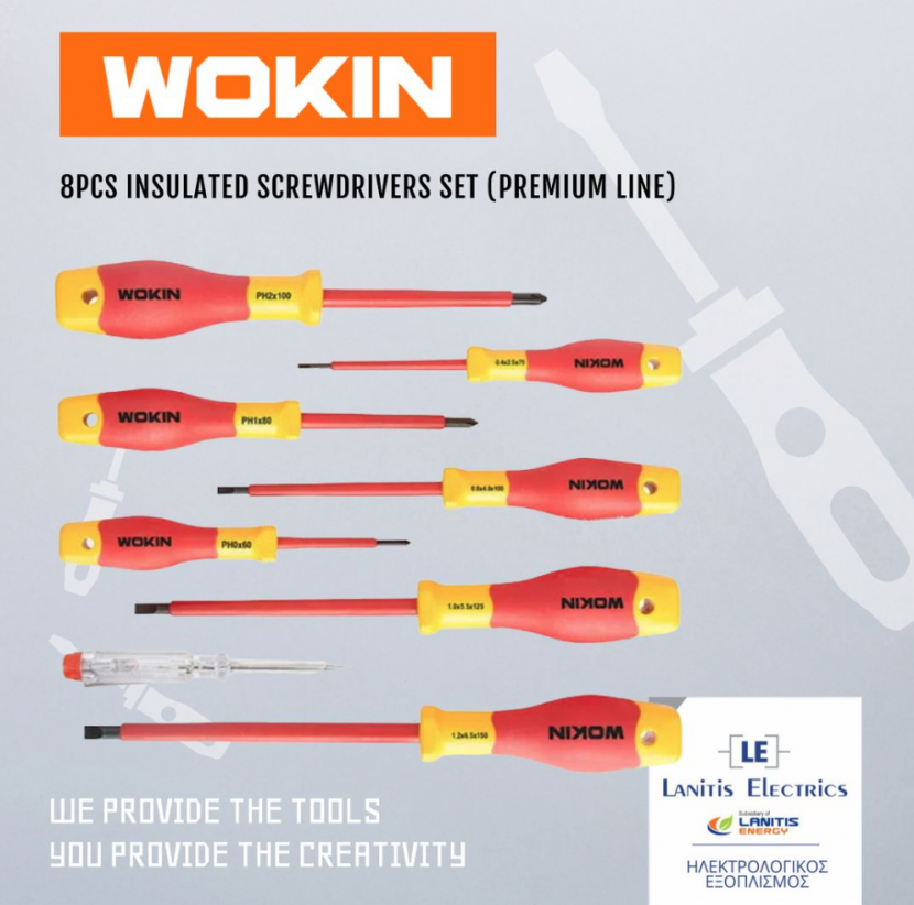 8PCS INSULATED SCREWDRIVERS SET