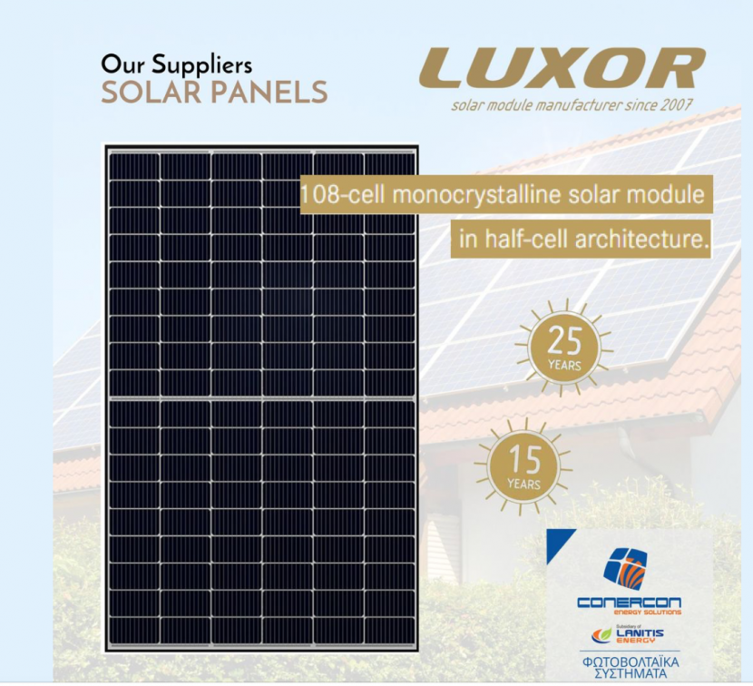 Solar panels by Luxor