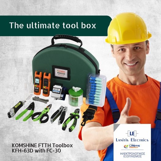 KOMSHINE FTTH Toolbox KFH-63D with FC-30 