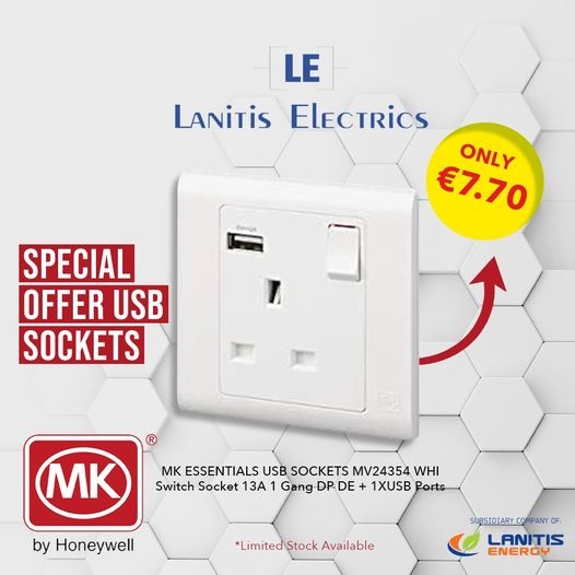 MK Essentials USB Sockets